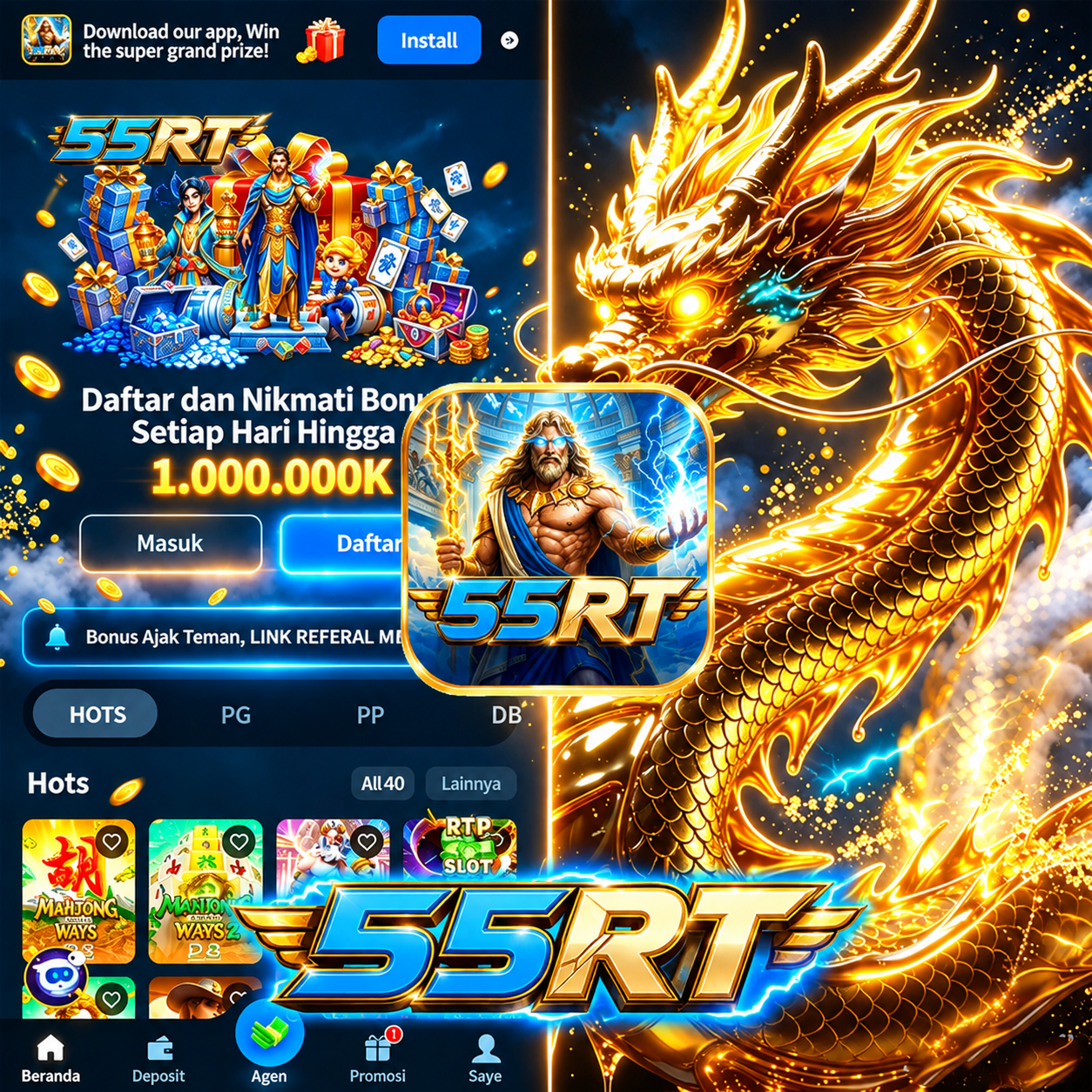 55RT - Situs Resmi 55rt Download App & Daftar Akun Mudah ⚡